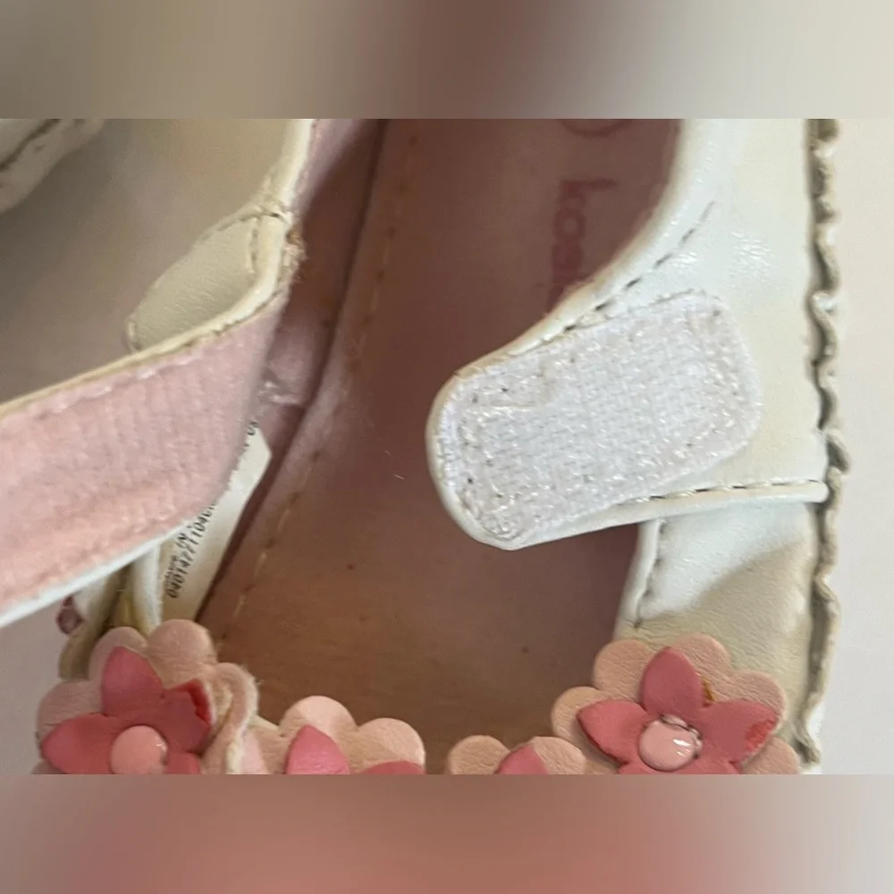 2 pairs koala kids soft sole crib shoes baby girl Sz 3